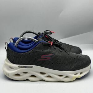 Skechers Go Run Women Size 9.5 Tech Gray Canvas Athletic Running Shoes 128791
